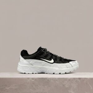 Nike P-6000 Black White damski drop, mesh na wierzchu, turkus z białym, klasyczna sylwetka runningowa, BV1021-003