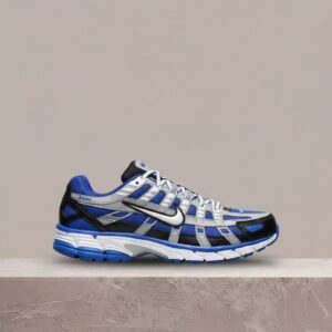 Nike P-6000 granat/srebro, męska sylwetka, siatka plus tekstyl, pianka, CD6404-400