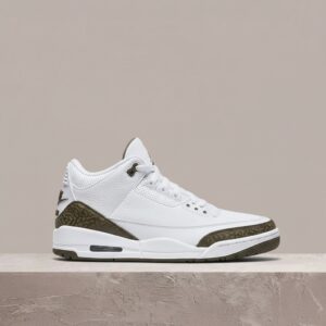 Air Jordan 3 Mocha, drop 2018, biało brązowa sylwetka, elephant print, kultowy model, unisex, 136064-122