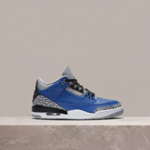 Air Jordan 3 Blue Cement, elephant print, Varsity Royal, kultowa sylwetka, unisex CT8532-400