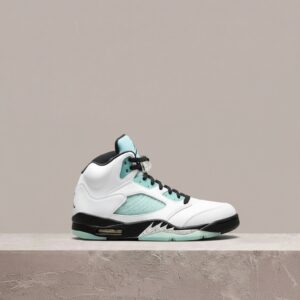 Air Jordan 5 Island Green, drop 2019, cheetah print, zielone oczka, sneakersy męskie, CN2932-100
