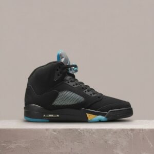 Air Jordan 5 Retro Aqua, czarno turkusowe, nubuk, Hornets vibe, drop 2023, sneakersy męskie DD0587-047