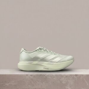Adidas Adizero Evo SL, biało zielona kolorystyka, unisex, lifestyle drop, Lightstrike Pro, Continental, sneakersy JR5840