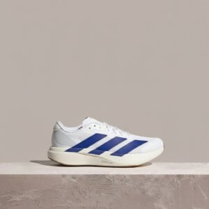 Adidas Adizero Evo SL White Blue, drop inspirowany Pro Evo 1, unisex, lekka sylwetka biegowa, amortyzacja Lightstrike Pro JS4494