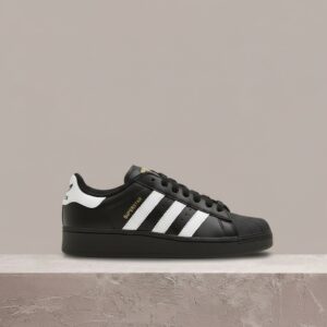 Adidas Superstar Xlg Gold Metallic, czarna sylwetka, unisex sneakersy, skóra, tekstylia, syntetyk, IG9777