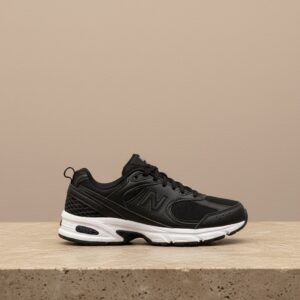 New Balance 530 Black White, sneakersy unisex, czarno-biała sylwetka, cholewka tekstylna ze skórą, klasyk na stałe w rotacji, MR530SD