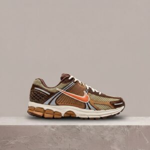 Nike Zoom Vomero 5 Wheat Grass, retro silueta, brązowo beżowe, zamsz i siatka, unisex, drop FB9149-700