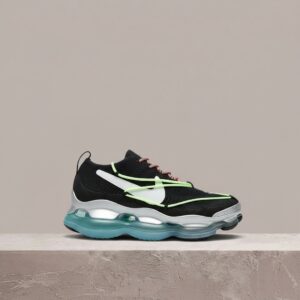 Air Max Scorpion Flyknit, Nike, sylwetka unisex, czerń z turkusem, tekstyl i syntetyk, gumowa podeszwa, FN8884-013
