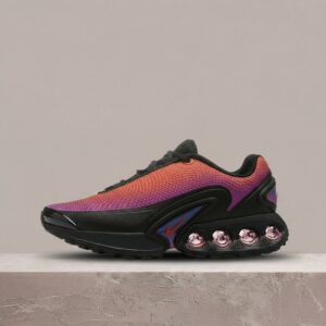 Nike Air Max Dn All Day, drop 2024, sylwetka inspirowana Air Max Plus, czarno czerwona, unisex, HQ3732-501