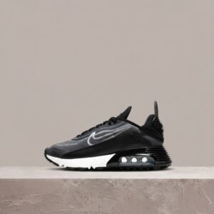 Air Max 2090, czarno srebrne, unisex, sylwetka OG Air Max 90, transparentna siatka, drop 2020, sneakersy Nike CK2612-002