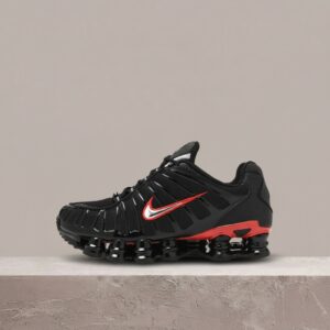 Nike Shox TL, Black Red Silver, kultowa sylwetka z 2003, kolumny Shox, drop 2024, sneakersy męskie CN0151-003