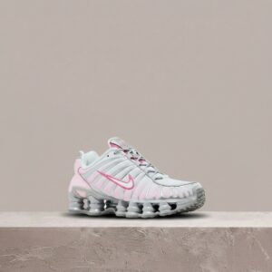 Nike Shox TL Pink Rose Foam, damski model, szaro różowy colorway, tekstyl plus syntetyk, must have do kolekcji, HV2520-001