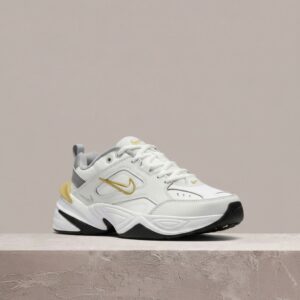 Nike M2K Tekno, chunky, drop biało szary, skóra plus syntetyk, must have do kolekcji sneakerheada AO3108-009