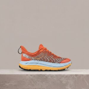 Hoka Mafate Speed 4, Puffins Bill Orange, pomarańczowy drop, Vibram Megagrip, unisex 1129930-PBSSN