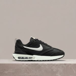 Air Max Dawn Nike, sylwetka unisex, czarno-biała kolorówka, retro Air-sole, drop 2022, DC4068-001