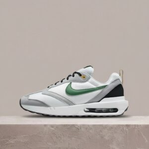 Air Max Dawn od Nike, drop unisex, biało szary colorway, niski top, syntetyk plus mesh DM0013-101