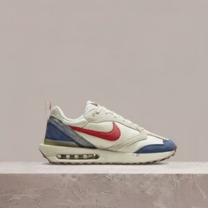 Air Max Dawn Coconut Milk Red Navy, sylwetka unisex, retro Air Max, kremowo-granatowa kolorystyka, drop 2022, Nike DV1487-162