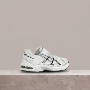 ASICS GEL-1130 White Black, retro sylwetka, siatka plus syntetyk, amortyzacja GEL, unisex, 1201B019-100