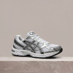 Asics Gel-1130 White Pure Silver, sylwetka retro running, unisex, drop Y2K, siatka plus syntetyk, 1201B020-100