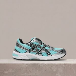 ASICS Gel-1130 Larimar Blue Pure Silver, sylwetka retro running, sneakersy unisex, blekitno-srebrne, 1203A609-400