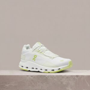 On Cloudnova 2 White Limelight, drop lifestyle, biało-żółta kolorystyka, unisex, CloudTec 3ME30210124