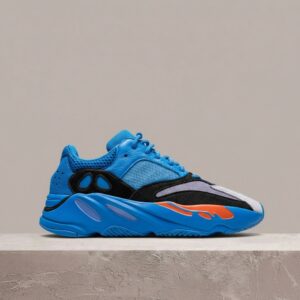 Yeezy Boost 700 Hi-Res Blue, adidas, dad shoe, niebieski, drop 2022, unisex, zamsz i siatka HP6674