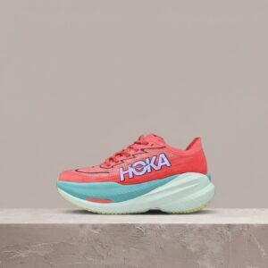 Hoka Mach X 2, Grapefruit Electric Coral, drop 2025, sylwetka unisex, siatka, płyta Pebax, propulsywny ride 1155119-GFRT