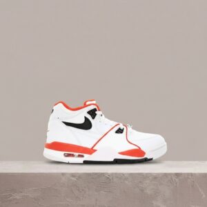 Nike Air Flight 89 Emb Rucker Park, sylwetka koszykarska, skóra, Air heel, biało-pomarańczowe, męskie CZ6097-100