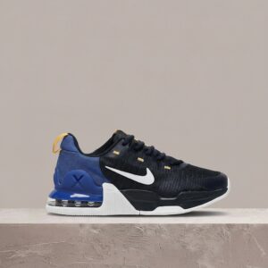Nike Air Max Alpha 5, granat z niebieskim, siatka plus syntetyk, uliczna sylwetka unisex, DM0829-401