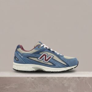 New Balance 204L unisex, sylwetka retro running, niebiesko beżowa kolorystyka, zamsz i siatka, drop 204L U204LNPA