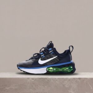 Air Max 2021 Obsidian Lime Glow, drop Nike, granat na niebiesko, siatka plus skóra, kolekcjonerska para męska, DH4245-400