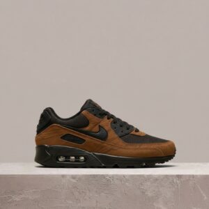 Air Max 90 Premium Light British Tan Velvet Brown, Nike, sneakersy unisex, drop premium, IQ0283-281