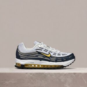 Air Max TL 2.5, Nike, Midnight Navy Varsity Maize, drop 2025, widoczna poduszka Max Air, męskie sneakersy FZ4110-103