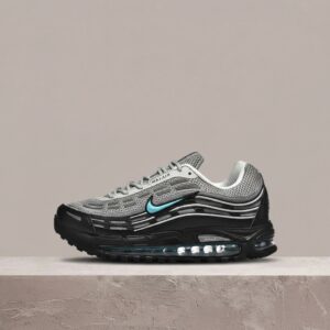 Nike Air Max TL 2.5, sylwetka Total Air z 2006, Black Blue Grey, odblaski 3M, męskie, siatka, FZ4110-004