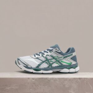 ASICS Gel-Cumulus 16 White Ironclad, sneakersy unisex, szary kolorway, tekstyl plus syntetyk, must have, 1203A733-100