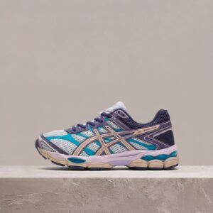 ASICS Gel-Cumulus 16 Cloud Grey Bisque, sylwetka unisex, fiolet, szary, tekstyl, syntetyk, drop 1203A763-020