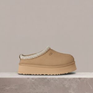 Kapcie UGG Tazz Sand, damskie, zamsz, beż, kultowa sylwetka, must have do kolekcji, 1174471-SAN