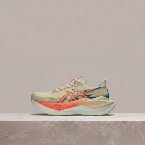 ASICS Superblast 3 Seashell Sun Coral, sneakersy unisex, beż z kolorem, tekstyl, syntetyk, EVA, 1013A177-800