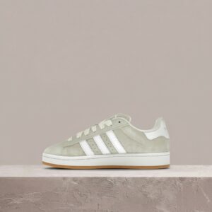 Campus 00s Wonder White Gum, Adidas, sneakersy unisex, zamsz, skóra, beż biel, drop kolekcjonerski ID1435