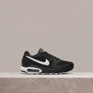 Air Max Command, Black White, męska sylwetka, skóra plus siatka, Waffle sole, retro drop Nike 397690-021