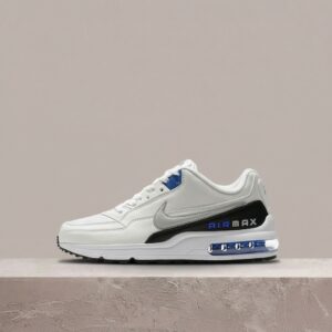 Nike Air Max LTD 3 White Light Smoke Grey Game Royal, biało niebieska sylwetka, widoczny Max Air, drop 2020, CW2649-100
