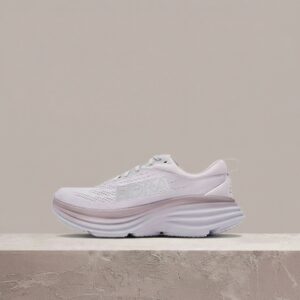 Hoka Bondi 8, sylwetka unisex, Lilac Marble Elderberry, maksymalna amortyzacja, drop fiolet biel 1127952-LMEL