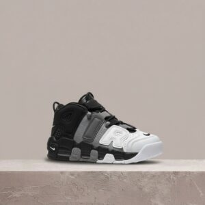 Air More Uptempo Tri Color, Nike, unisex, kultowa sylwetka, czarno szaro biała kolorystyka, skóra i syntetyk, kolekcjonerska pozycja 921948-002