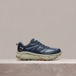 Hoka Mafate Speed 2, sylwetka męska, granat x beż, siatka plus syntetyk, must have do kolekcji 1126851-VYF