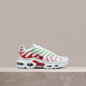 Nike Air Max Plus Afcon, męskie, biało czerwona kolorystyka, siatka, TN silhouette, Tuned Air, DM0032-108