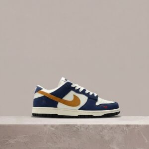 Nike Dunk Low Kasina 80s Bus, unisex, niebiesko-biała kolorystyka, włochaty zamsz, limitka CZ6501-100