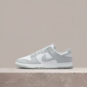 Sneakersy unisex Nike Dunk Low Retro Grey Fog szary, biały DD1391-103