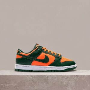 Dunk Low Retro Miami, Nike, unisex, sylwetka Total Orange Gorge Green, college colors, drop 2022 DD1391-300