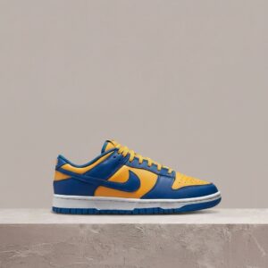 Sneakersy unisex Nike Dunk Low UCLA Limit One Per Customer Blue/Yellow niebieski, żółty DD1391-402