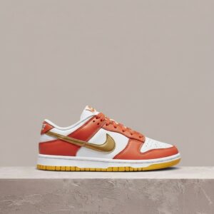 Dunk Low Golden Orange, damski drop Nike, sylwetka Syracuse, pomarańcz i biel, DQ4690-800